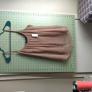 The Limited XL brown tank top with inside liner